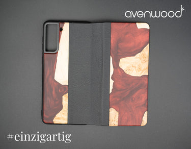 Samsung Galaxy S21 Plus PORTO COLLECTION FLIPCASE 13732 Rot
